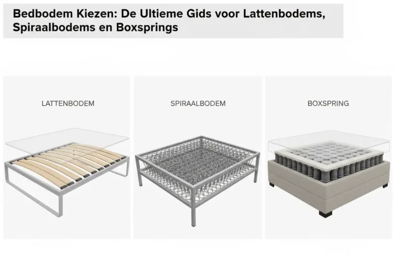 Bedbodem Kiezen: De Ultieme Gids voor Lattenbodems, Spiraalbodems en Boxsprings