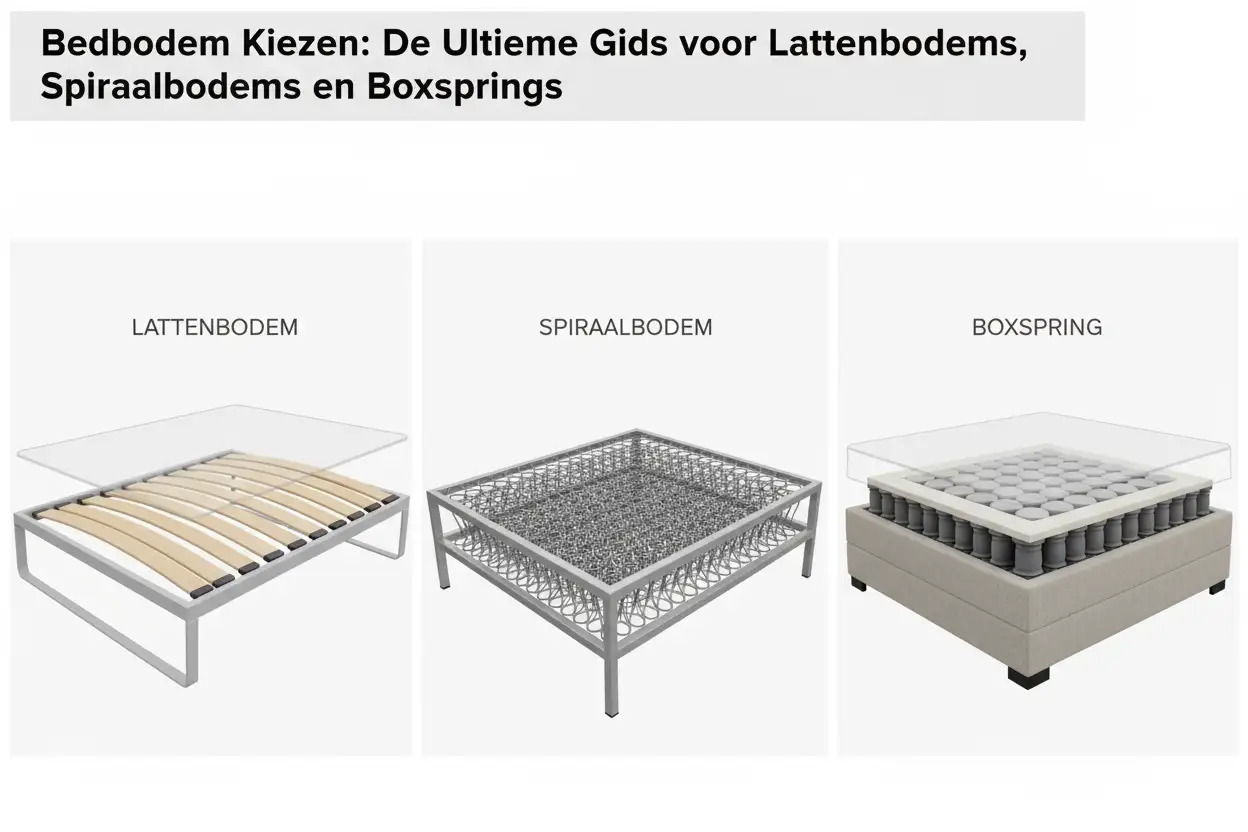 Bedbodem Kiezen: De Ultieme Gids voor Lattenbodems, Spiraalbodems en Boxsprings