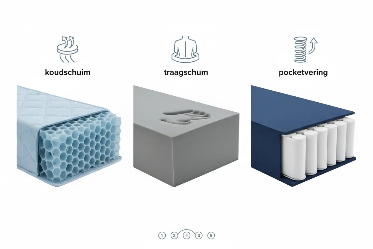 Koudschuim, Traagschuim of Pocketvering: Het Ideale Matras Kiezen in 5 Stappen