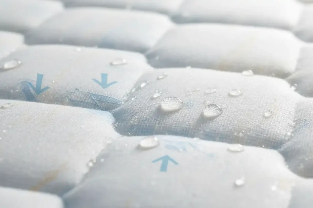 Ademende matrashoes (tijk) van Tencel voor vochtregulatie