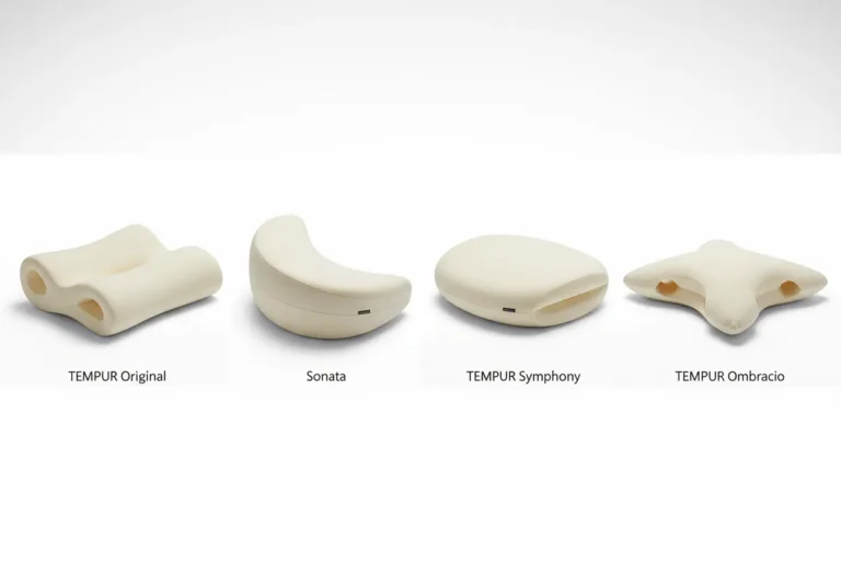 TEMPUR® hoofdkussen vergelijking: Original, Sonata, Symphony, Ombracio.